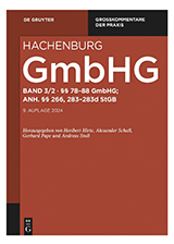 Hachenburg – Kommentar zum GmbH-Gesetz